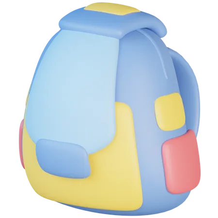 Bolsa para la escuela  3D Icon