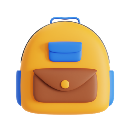 Bolsa para la escuela  3D Icon