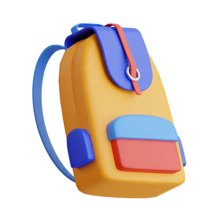 Bolsa para la escuela  3D Icon