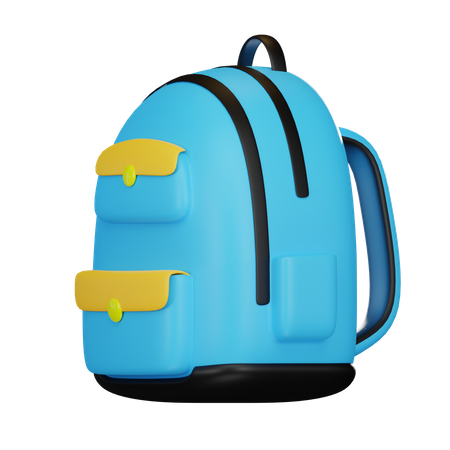 Mochila escolar  3D Icon