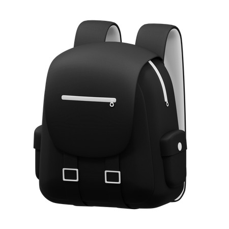 Mochila exclusiva negra  3D Icon