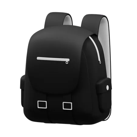 Mochila exclusiva negra  3D Icon