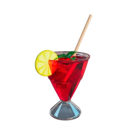 Mocktail  3D Icon