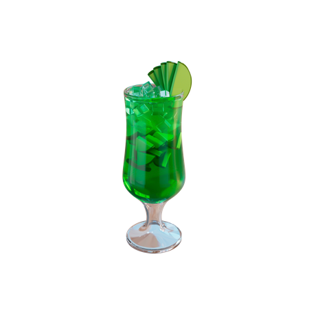 Mocktail  3D Icon