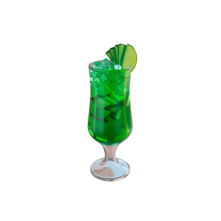 Mocktail  3D Icon