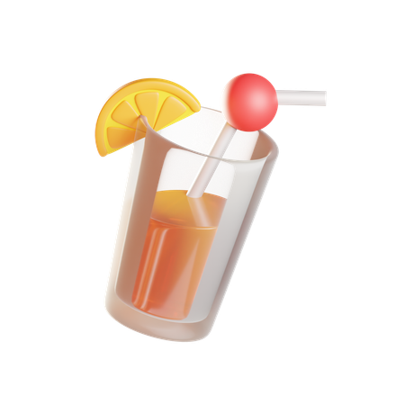 Mocktail  3D Icon