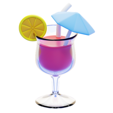 Mocktail  3D Icon