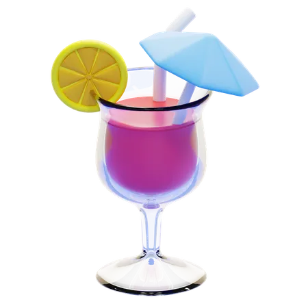 Mocktail  3D Icon