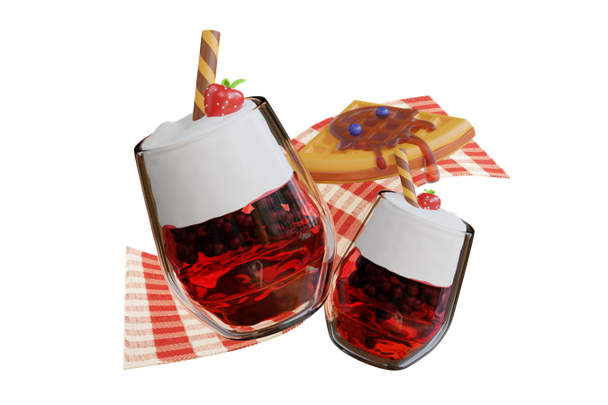 Mocktail  3D Icon