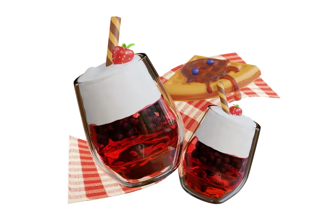 Mocktail  3D Icon