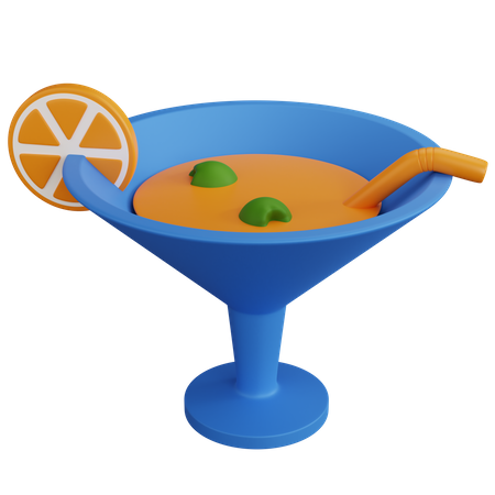 Mocktail  3D Icon