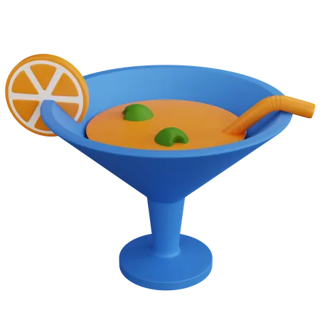 Mocktail  3D Icon