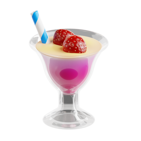Mocktail  3D Icon