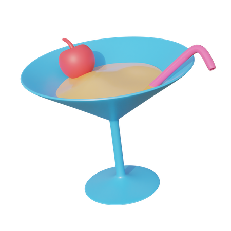 Mocktail  3D Icon