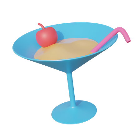 Mocktail  3D Illustration