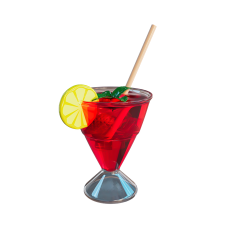 Mocktail  3D Icon