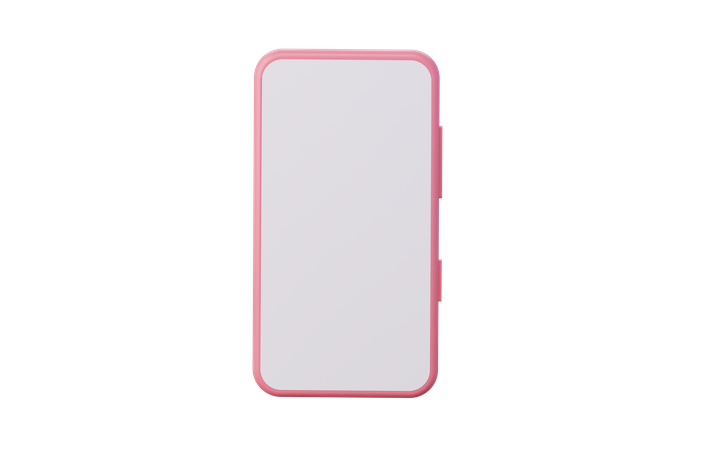 Mockup Of A Mobile Phone 3D Icon