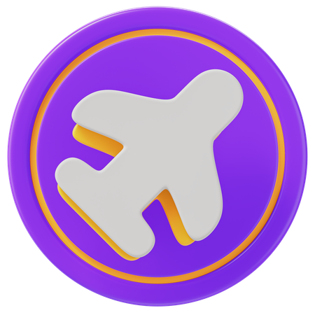 Modalità aereo  3D Icon