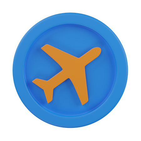 Modalità aereo  3D Icon