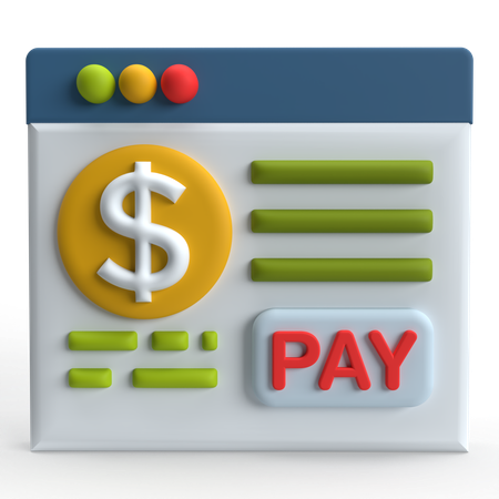 Mode de paiement  3D Icon