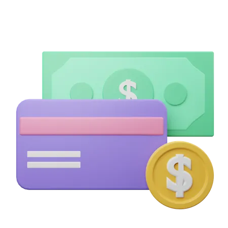 Mode de paiement  3D Illustration