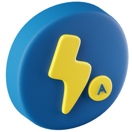 Mode flash  3D Icon