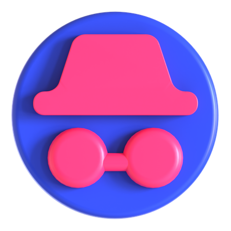 Mode icognito  3D Icon