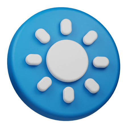 Mode lumière  3D Icon