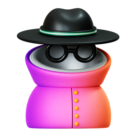 Mode navigation privée  3D Icon
