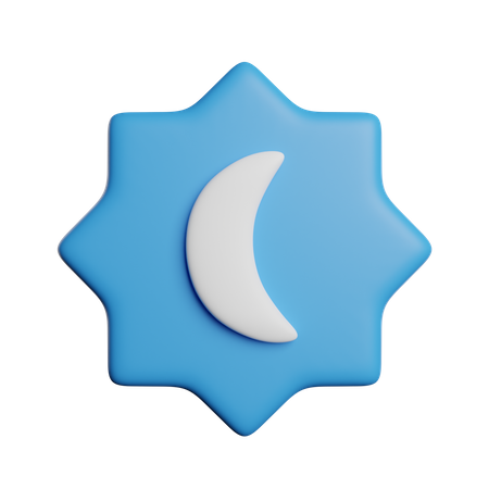 Mode nuit  3D Icon