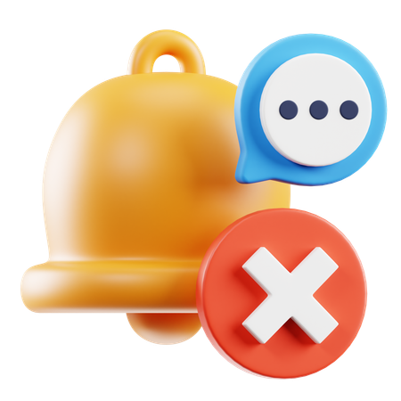 Mode sans notification  3D Icon