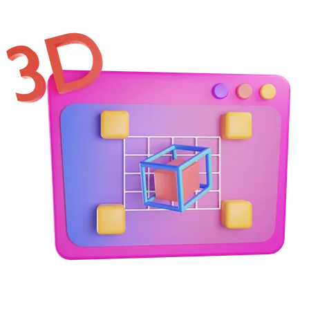 Modelado 3D  3D Icon