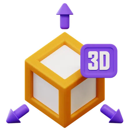 Modelagem 3D  3D Icon