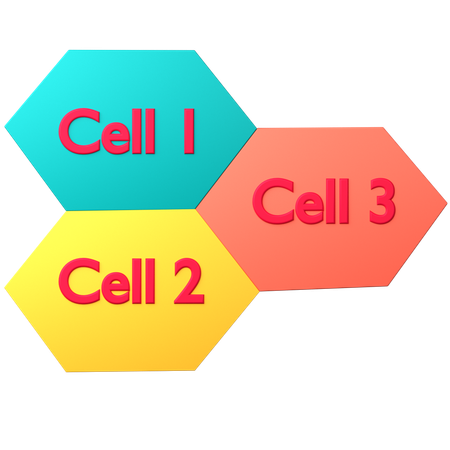 Cellule modèle  3D Icon