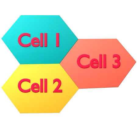 Cellule modèle  3D Icon