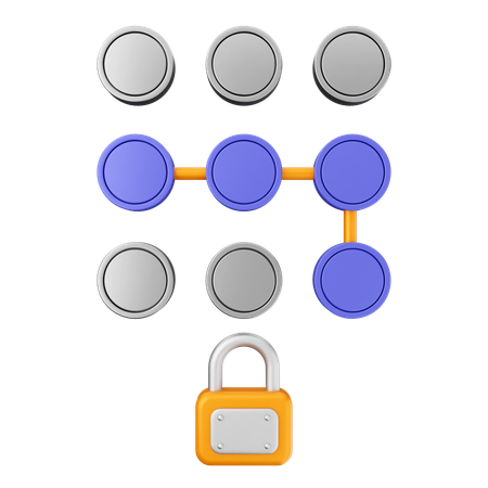 Modèle de protection de sécurité  3D Icon