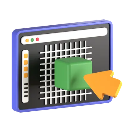 Modeling Tool  3D Icon