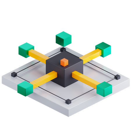 Modélisation de cube  3D Icon