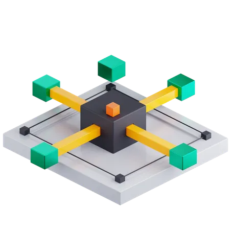 Modélisation de cube  3D Icon