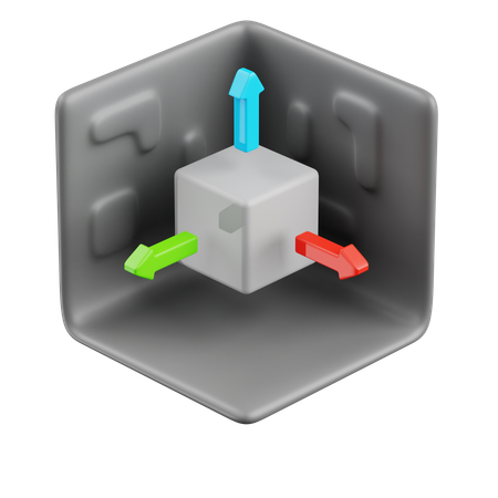 Modélisation d'un cube de base  3D Icon