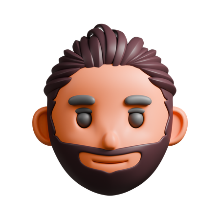 Modelo de cabeza  3D Icon