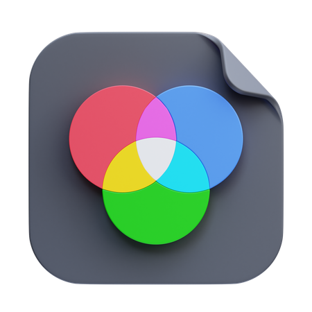 Modelo de cores RGB  3D Icon