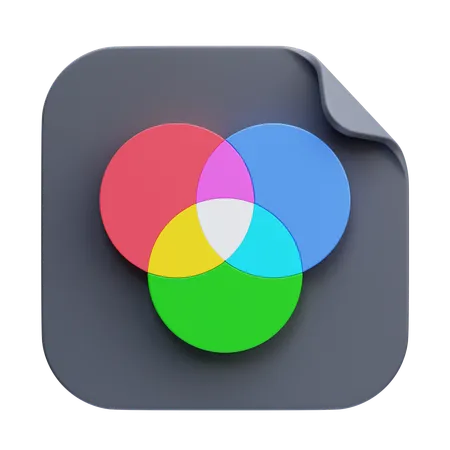 Modelo de cores RGB  3D Icon