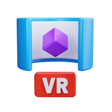 Modelo de realidade virtual  3D Icon