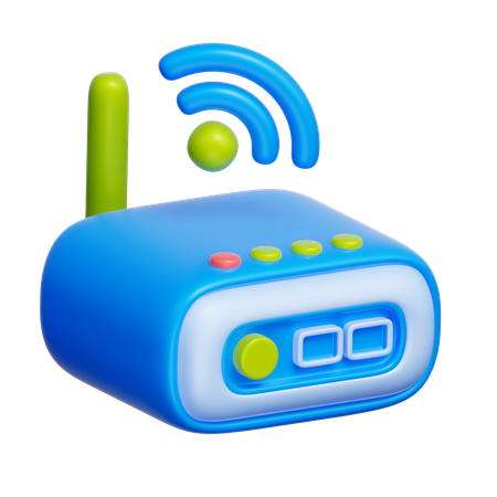 모뎀  3D Icon