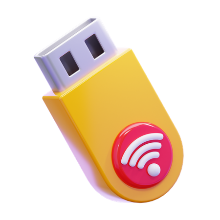 Modem USB  3D Icon