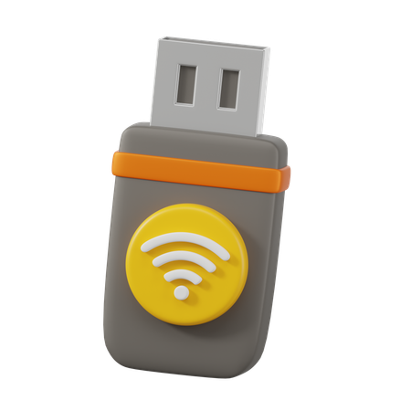 Modem Usb  3D Icon