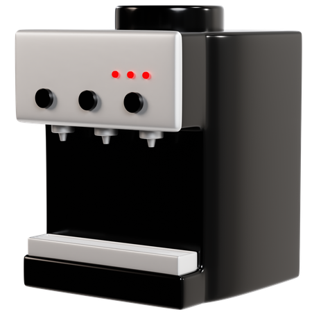 Modern Beverage Dispenser Machine  3D Icon