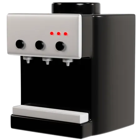 Modern Beverage Dispenser Machine  3D Icon