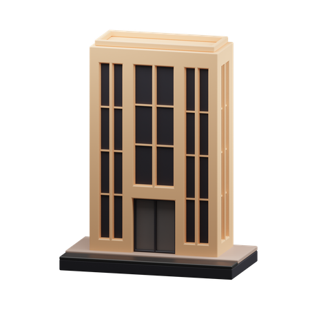 Modern Building  3D Icon
